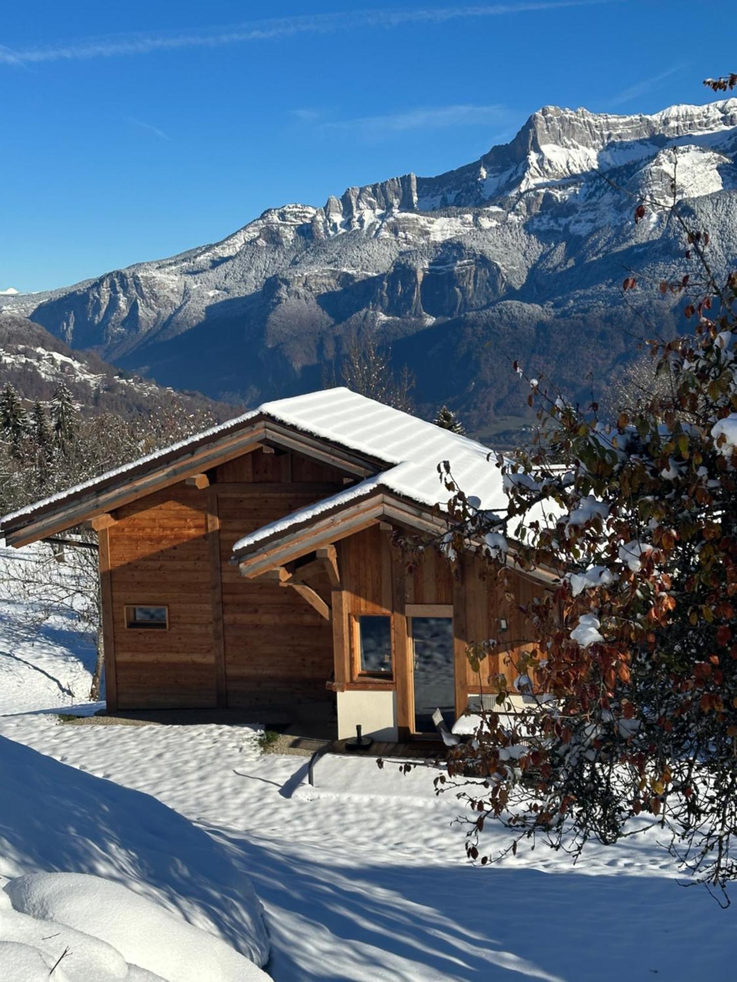 Chalet Neuf La Perle Du Perron Villa Cordon Buitenkant foto